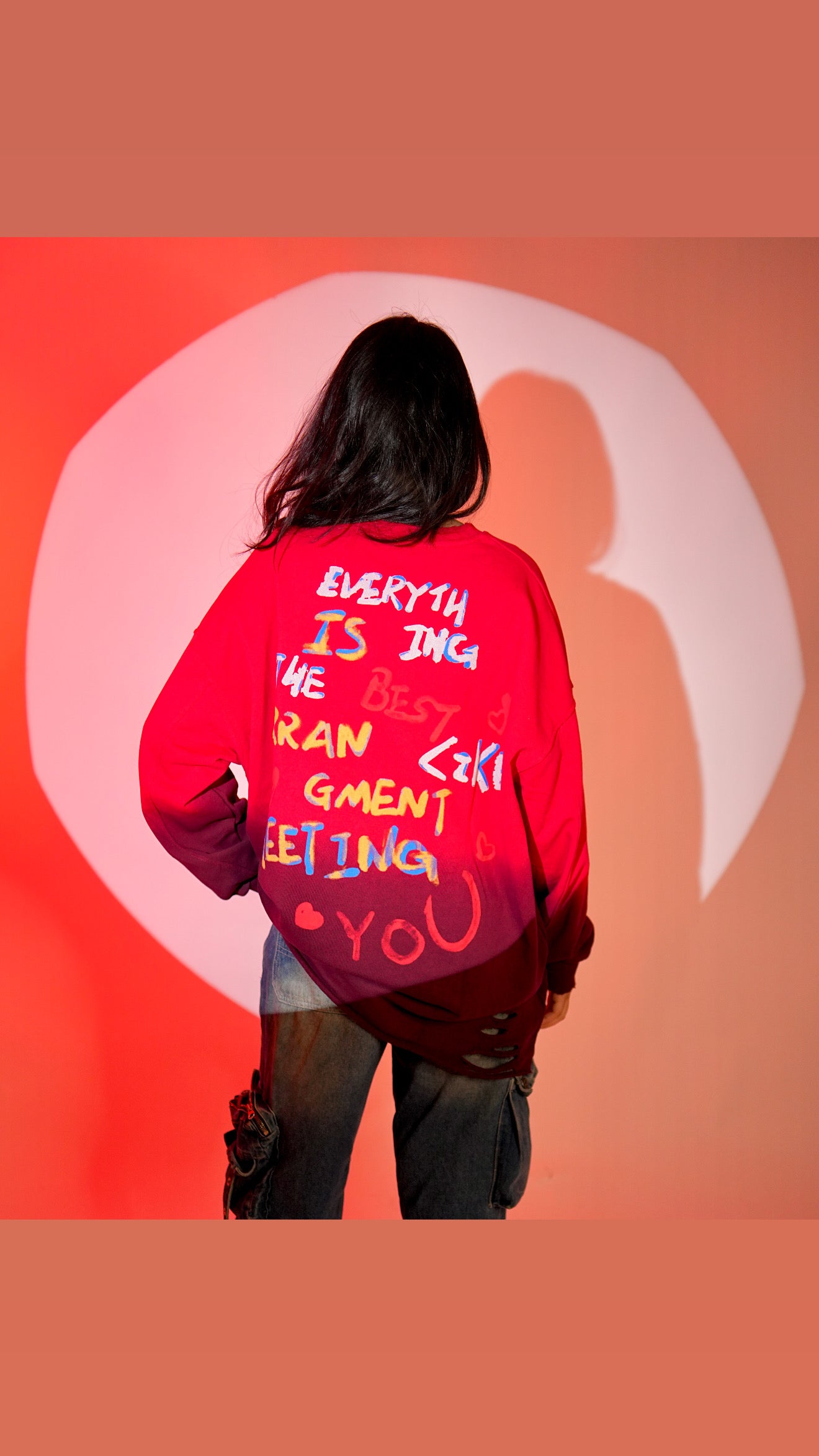 Oversized sweatshirt